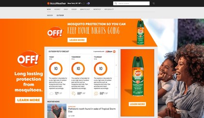 SC Johnson and AccuWeather Announce Launch of First-of-its-Kind Pest Index to Help Families Plan for a Summer Full of Memories…Not Pests