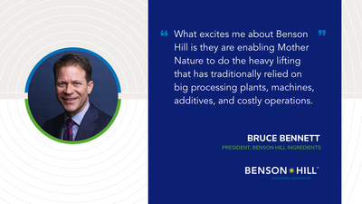 Benson Hill Adds Food Industry Veteran Bruce Bennett as President of Ingredients Business Segment
