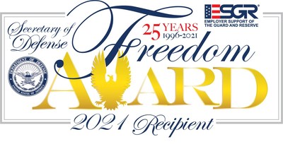 Associated Bank named 2021 Secretary of Defense Employer Support Freedom Award Recipient