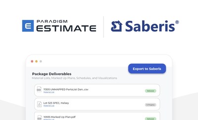 Paradigm Estimate™ is Now Compatible with SaberisConnect