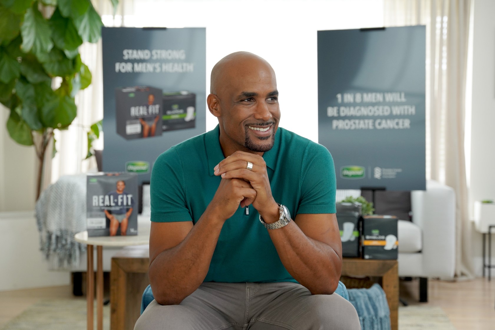 Depend® Brand teams up with Boris Kodjoe on Stand Strong for Men's Health™ campaign benefiting the Prostate Cancer Foundation