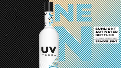Phillips Distilling Introduces Fresh New Look With UV Vodka's Sunlight Activated Bottle Design Intended For Today's Modern Spirits Drinker