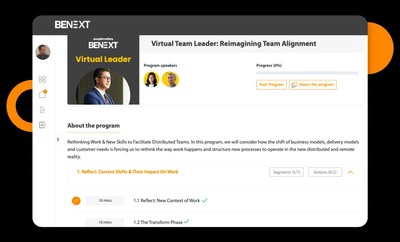 BeNext, una plataforma de aprendizaje digital basada en cohortes para la comunidad de RRHH, ahora ofrece cursos en inglés y español.