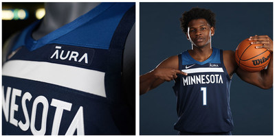 Timberwolves Name Aura "Official Digital Security Provider" as Jersey Patch Partner