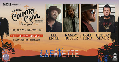 Lee Brice Headlines Louisiana Hurricane Relief Benefit Concert Ragin Country Crawl