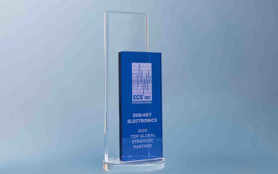 Digi-Key Electronics Named Top Global Strategic Partner by ECS Inc. International