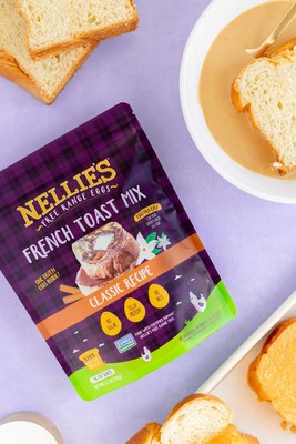 Nellie's Free Range Eggs Introduces First of its Kind, Shelf-Stable French Toast Mix - Just Bring the Bread!