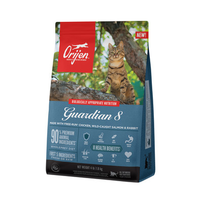 ORIJEN® Pet Food Launches New GUARDIAN 8™ Cat Food to Help Address Eight Common Cat Concerns