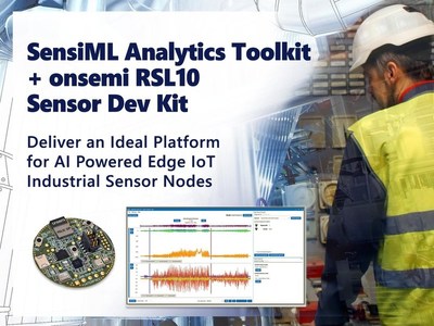 SensiML Teams with onsemi for Industrial Edge AI Sensing Applications