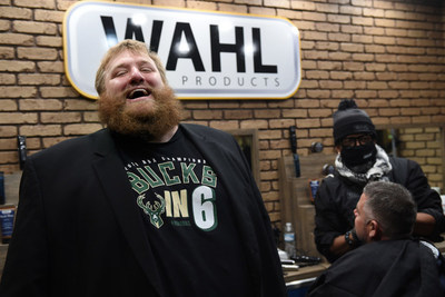 Milwaukee Bucks Balladeer Crowned as 'Most Talented Beard in America,' Presented with $20,000 Prize Check During Bucks Game
