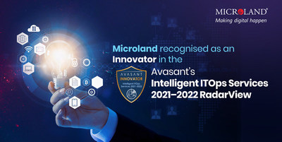Microland es reconocida como innovadora en el informe RadarView de servicios de operaciones de TI (ITOps) inteligentes 2021-2022 de Avasant