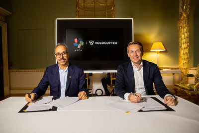 NEOM y Volocopter establecen una empresa conjunta para crear el primer sistema de movilidad pública eVTOL a la medida del mundo