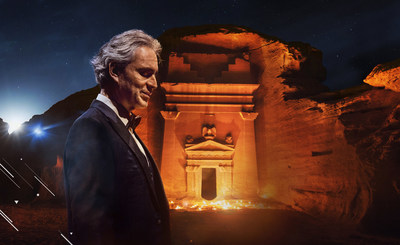 Maestro Andrea Bocelli en vivo desde Hegra y gratis en YouTube: la Comisión Real de AlUla