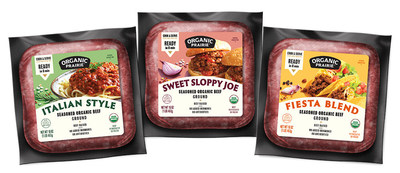 Organic Prairie® Launches Ten-Minute Mealtime Solution With First of Its Kind Organic Seasoned Ground Beef