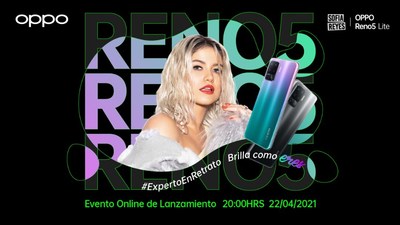 OPPO presentará primer smartphone de la Serie Reno de la mano de Sofía Reyes