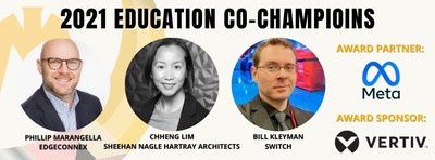 Infrastructure Masons Announces Joint Winners of 2021 Education Champion Award