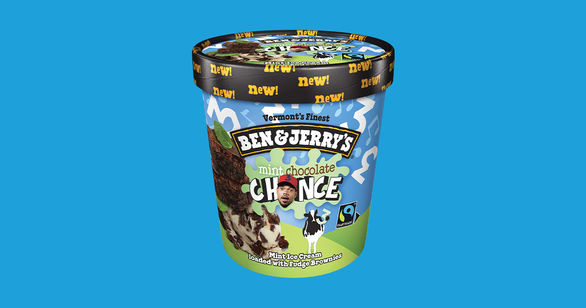 Mint Chocolate Chance™ Takes Center Stage: Ben & Jerry's Joins Forces for Good with Chance the Rapper