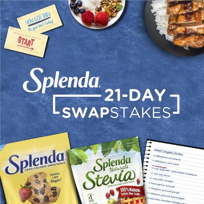 SPLENDA® LAUNCHES THE 21-DAY SPLENDA SWAPSTAKES, ENCOURAGING AMERICANS TO REDUCE SUGAR FOR A CHANCE TO WIN PRIZES AND LOSE WEIGHT