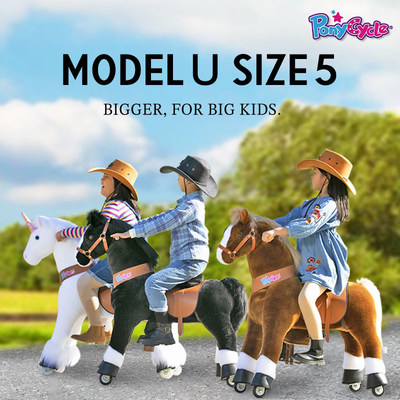 PonyCycle® Announces the Release of Brand-New Model U Size 5 Large Product for Bigger Kids