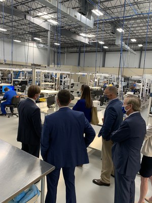 Senator Tim Scott's Senior Staff Visits SC's First COVID-19 Testing Lab at One Year Mark