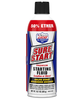 LUCAS OIL INTRODUCES NEW SURE START PREMIUM STARTING FLUID
