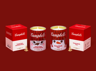 CAMPBELL'S® SOUP AND CAMP TEAM UP TO CAPTURE THE SCENT OF WINTER AND SPARK NEW MEMORIES FOR FAMILIES WITH LIMITED-EDITION CANDLE SCENTS