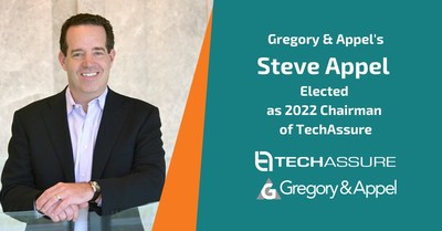 Gregory & Appel Insurance's Steve Appel Elected as 2022 Chairman of TechAssure