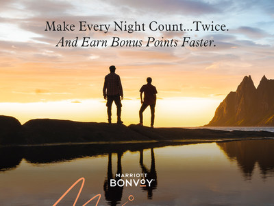 MARRIOTT BONVOY® MAKES EACH NIGHT COUNT TWICE FOR MEMBERS WITH NEW GLOBAL PROMOTION