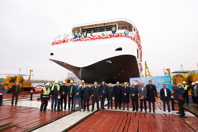 VIKING MARKS FLOAT OUT OF NEWEST EGYPT SHIP