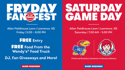 Wendy's Teams Up with Kansas Athletics to Celebrate Upcoming Jayhawks Basketball Game Against University of Kentucky