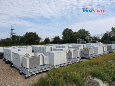 Trina Storage enciende sistema de almacenamiento por baterías de 50 MW/56,2 MWh en el Reino Unido