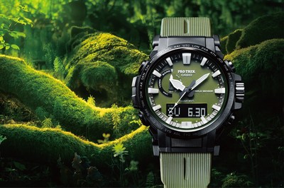 Casio presentará su línea PRO TREK con plásticos de biomasa