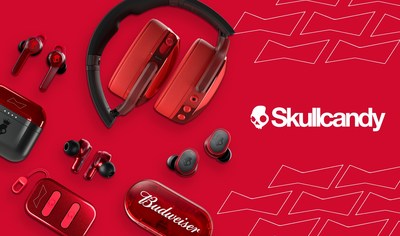 SKULLCANDY X BUDWEISER COLLAB BRINGS SAUCY STYLE TO LIMITED-EDITION TRUE WIRELESS FAVORITES