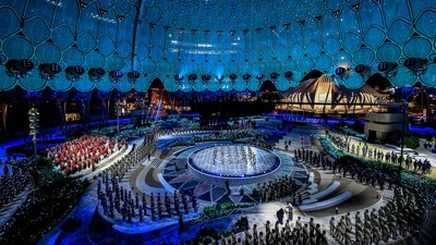 La primera ceremonia de graduación en el mundo con graduados de tres academias de policía se celebra en Expo 2020 Dubái
