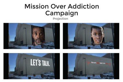 Huge Building Projection Confronts Milwaukee's Drug/Alcohol Overdose Surge