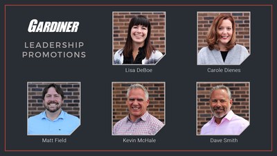 Gardiner Announces Leadership Promotions for Several Associates
