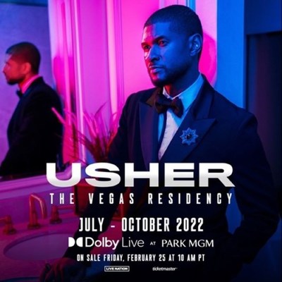 USHER ANNOUNCES NEW HEADLINING LAS VEGAS RESIDENCY AT PARK MGM