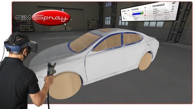 VRSim Release Software Update for Industry Favored Paint Simulator