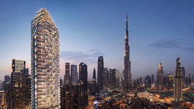 Dar Al Arkan presenta W Residences Dubai - Downtown con vistas a la torre Burj Khalifa y a la Fuente de Dubái