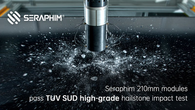 Xinhua Silk Road:Los módulos Seraphim de 210 mm superan la prueba de impacto de granizo de TUV SUD