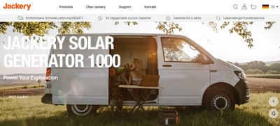 Jackery lanza nuevos sitios web oficiales en Alemania, Reino Unido y Canadá