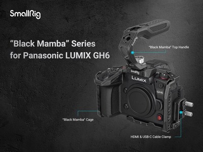 COMUNICADO:SmallRig presenta el ecosistema de la serie "Black Mamba" para la Panasonic LUMIX GH6