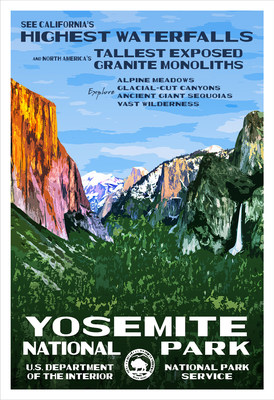 America the Beautiful - One Artist Uses Nostalgic WPA-Style Poster Art to Encourage People to Explore America's National Parks Again