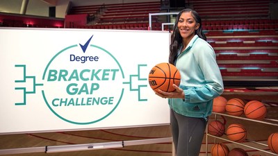 Degree® Launches the 'Bracket Gap Challenge,' One of the Largest Women's Bracket Promotions in the History of March Madness®, to Help Raise Awareness for the 2022 NCAA® Division I Women's Basketball Championship; Winner Scores $25K and a Women's Athletic Program of Their Choice Will Receive a $75K Donation from Degree®