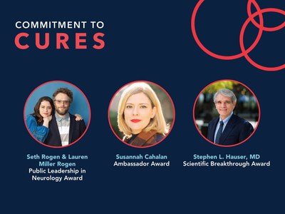 Seth Rogen and Lauren Miller Rogen to Accept Award at Commitment to Cures on April 6 in Support of Brain Disease Research