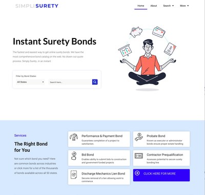 SimpliSurety Launches Instant Online Surety Bond Platform to Get You Bonded Fast