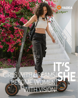 Yadea celebra el Día Internacional de la Mujer con la nueva campaña en redes sociales "IT'S SHE"