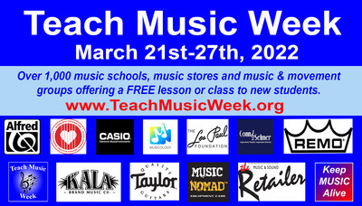 Keep Music Alive Partners with Music & Arts Teach Music Week March 21-27