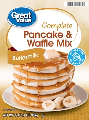 Continental Mills Recalls Walmart Great Value Buttermilk Pancake & Waffle Mix Due To Possible Foreign Material Contamination