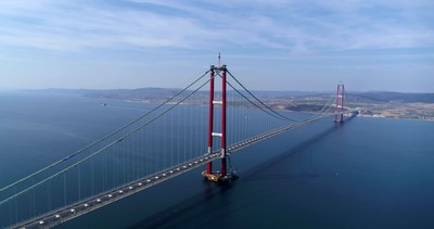 COMUNICADO:EL PUENTE COLGANTE MÁS LARGO DEL MUNDO "1915ÇANAKKALE" ABRE 18 MESES ANTES DE LO PREVISTO